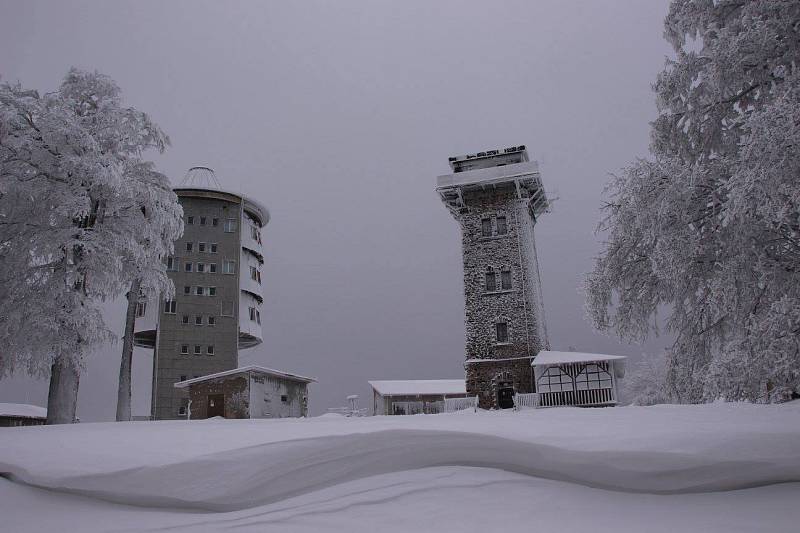 Vrchol Čerchova.