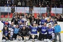 Vítězové Domažlické NHL sezony 2013/2014 Ice Barons Waldmünchen. 