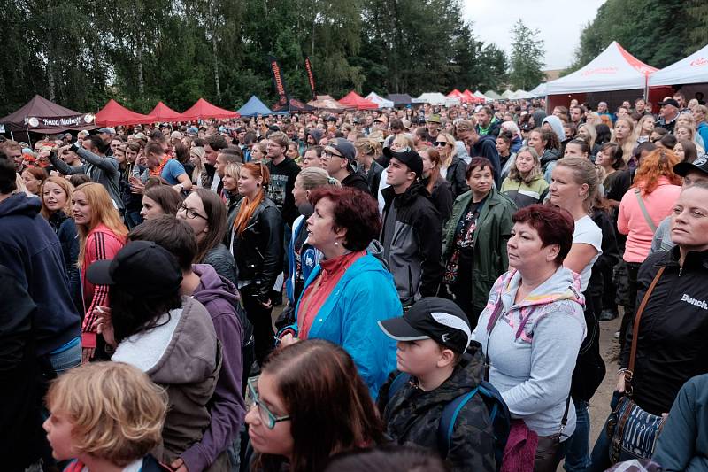 Páteční Chodrockfest v Domažlicích.