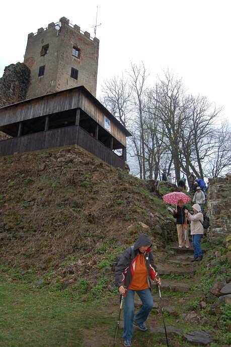 Jarní setkání turistů Plzeňského kraje na Rýzmberku.