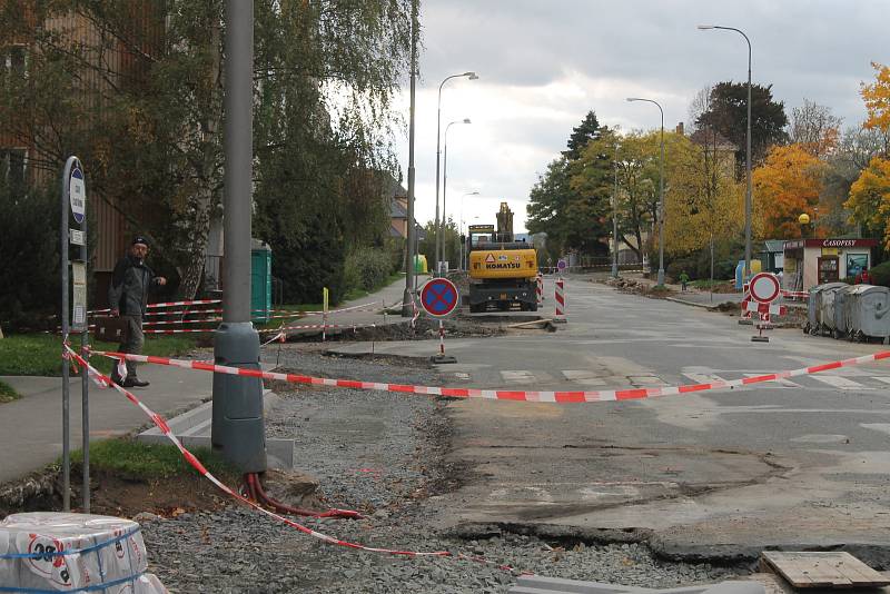 Z rekonstrukce Mánesovy ulice