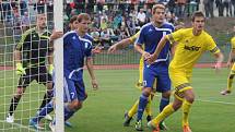 Třetiligové derby mezi FK Tachov a Jiskrou Domažlice.