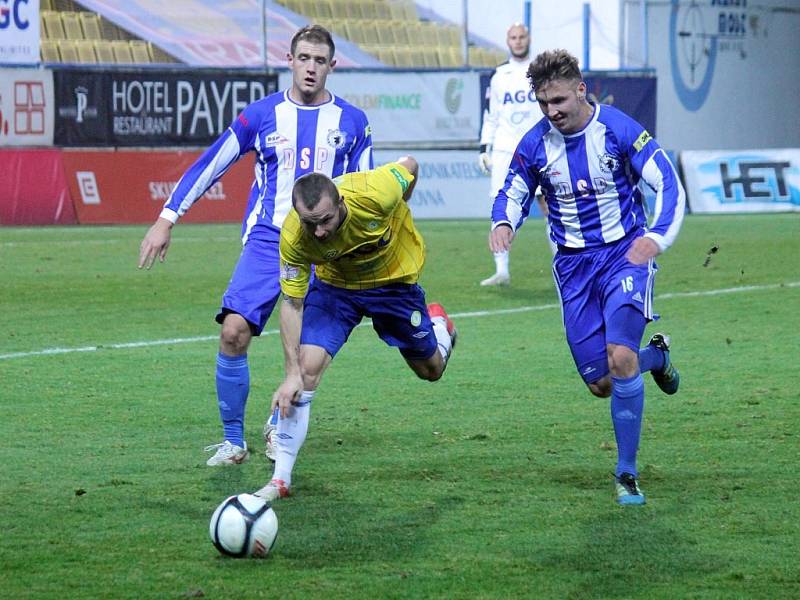 Jiskra na Stínadlech. Odveta osmifinále Poháru České pošty FK Teplice - Jiskra Domažlice 2:1. 