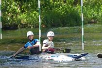 Vodáci z Horšovského Týna na archivním snímku.