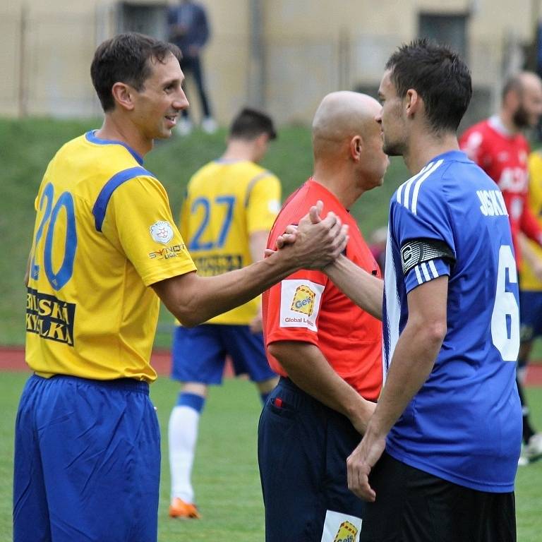 První zápas osmifinále Poháru České pošty: Jiskra Domažlice - FK Teplice 0:4 (0:1).