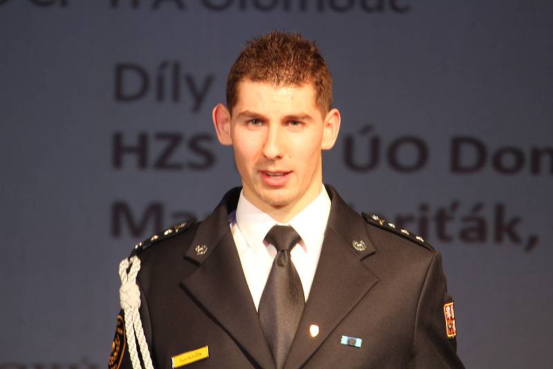 Hasič Pavel Kouřík.