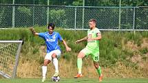 Letní příprava: FK Tachov - TJ Jiskra Domažlice B (modří) 2:3.