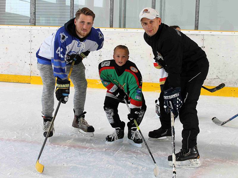 HC Domažlice pořádal za účasti extraligového hokejisty Plzně Jakuba Lva Den náborů.