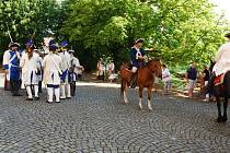 Na Barokním dni v Chudenicích si připomněli návštěvu císaře Josefa II. z roku 1771.
