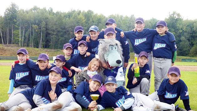 Mladí baseballisté Wolfs Domažlice.