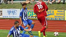 1. kolo ČFL: Jiskra Domažlice A - Slavoj Vyšehrad 2:0 (1:0).