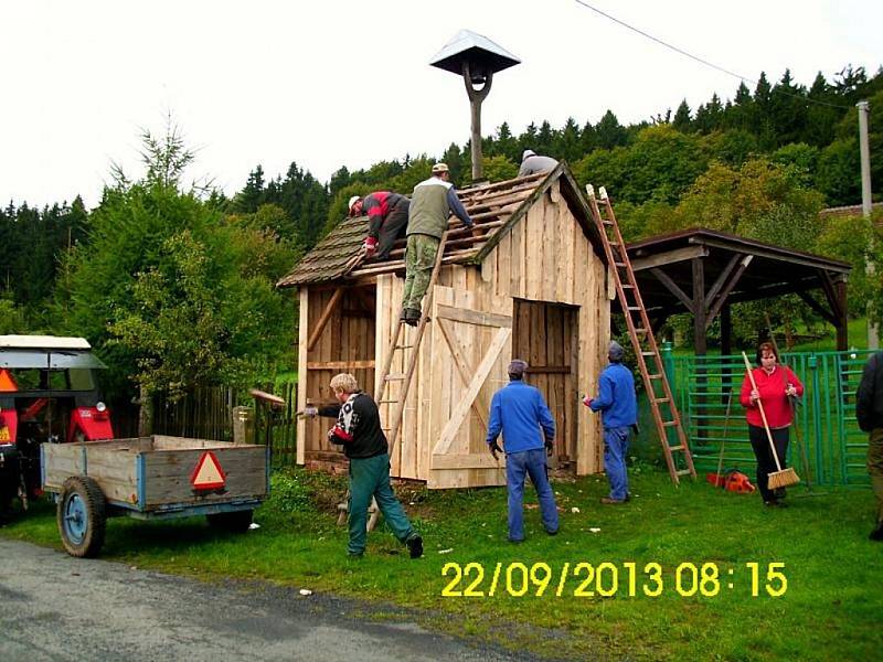 Rekonstrukce zvoničky v Ulíkově