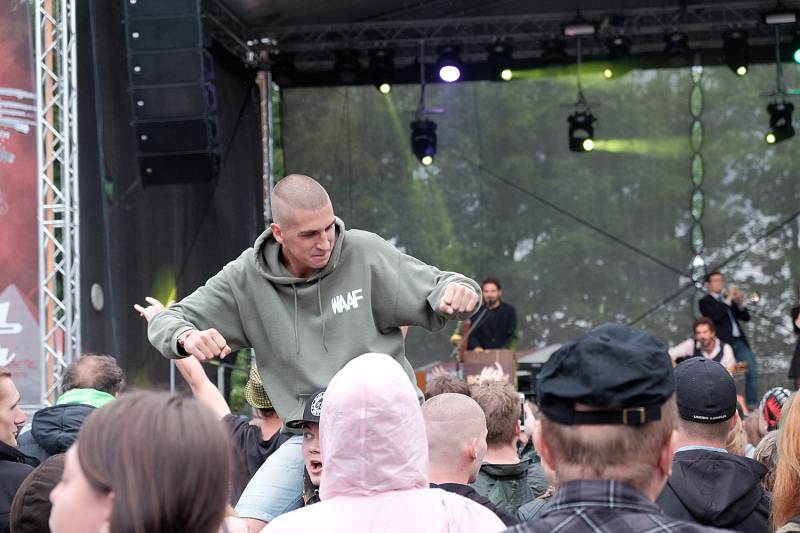 Páteční Chodrockfest v Domažlicích.