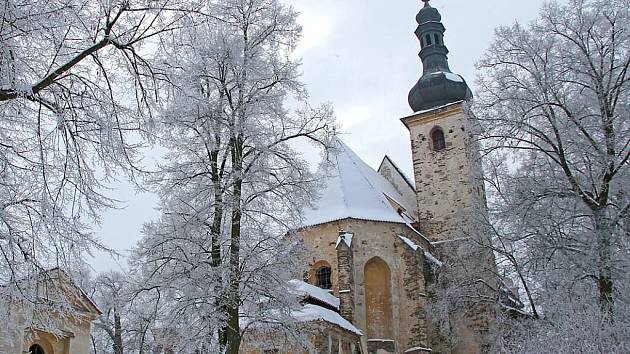 Kostel sv. Anny na Vršíčku.