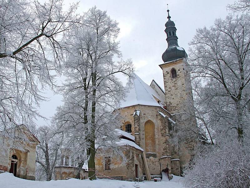 Kostel sv. Anny na Vršíčku.