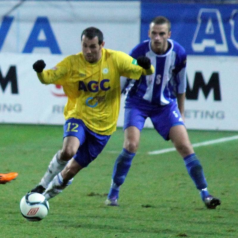 Jiskra na Stínadlech. Odveta osmifinále Poháru České pošty FK Teplice - Jiskra Domažlice 2:1. 