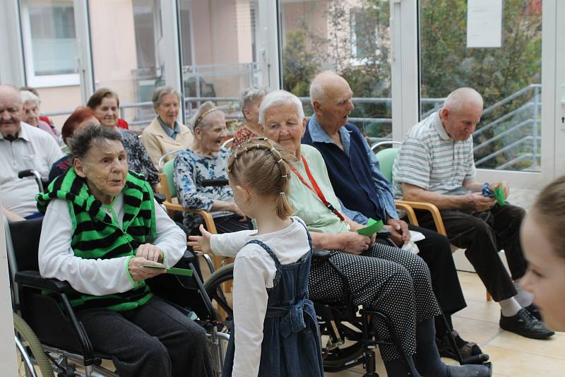 Vystoupení dětí z mateřské školy v Domažlicích.