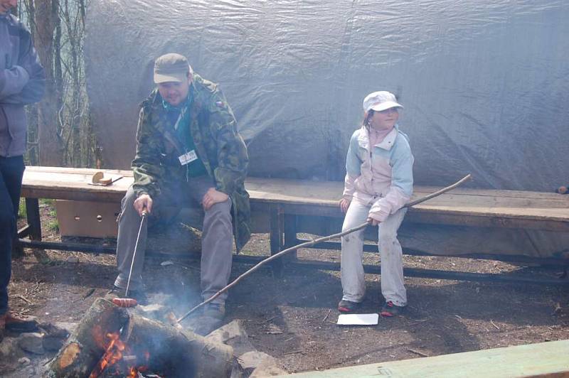 Jarní setkání turistů Plzeňského kraje na Rýzmberku.