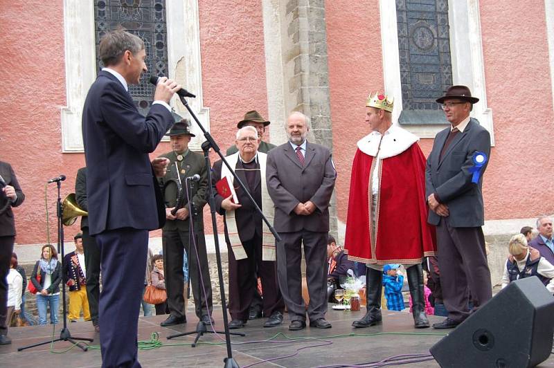 Svatováclavská jízda v Domažlicích.