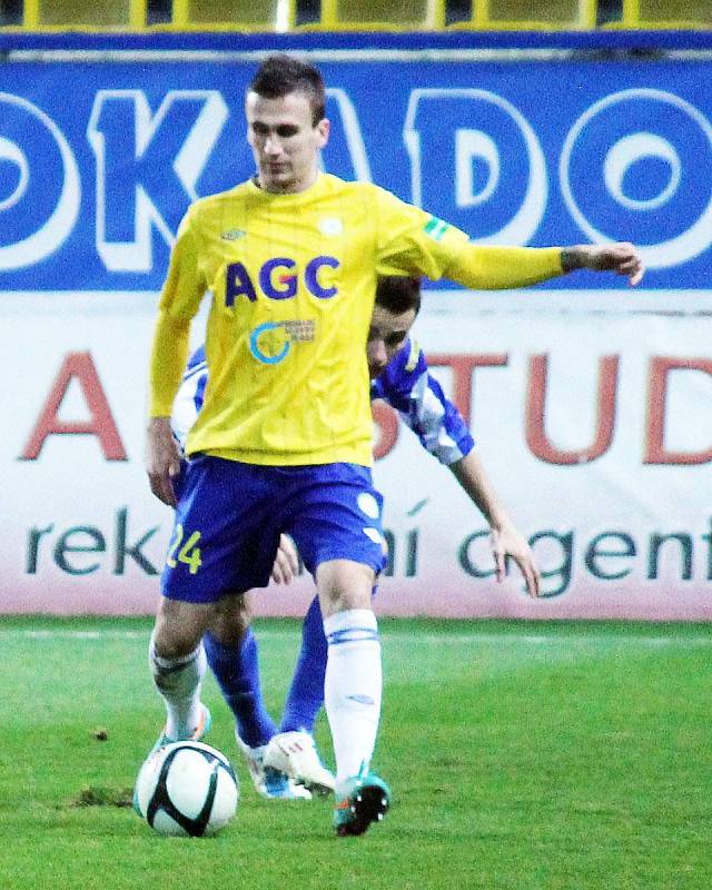 Jiskra na Stínadlech. Odveta osmifinále Poháru České pošty FK Teplice - Jiskra Domažlice 2:1.