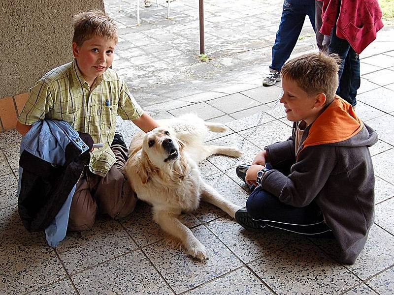 ZŠ Msgre B. Staška Domažlice - Den dětí a návštěva hasičů.