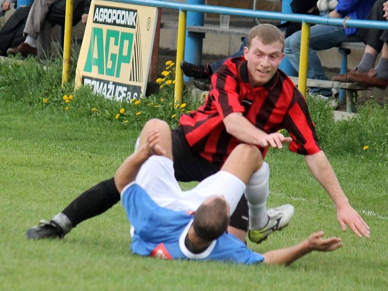 Z utkání fotbalistů FK Staňkov a Slavoj Koloveč B.