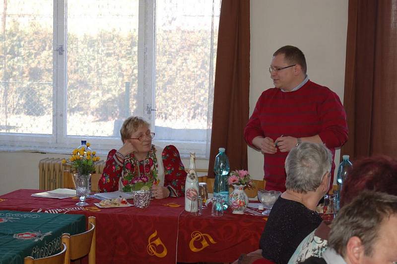 Z výroční schůze poběžovické organizace Svazu postižených civilizačními chorobami.