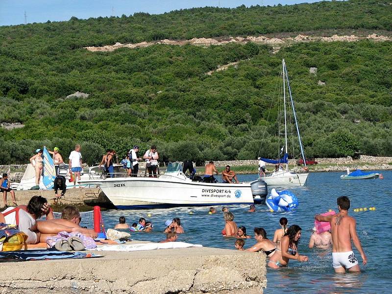 JADERSKÉ MOŘE, častý dovolenkový cíl českých turistů.