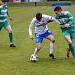 22. kolo FORTUNA ČFL, skupina A: TJ Jiskra Domažlice (na snímku fotbalisté v modrobílých dresech) - Bohemians Praha 1905 B 2:0.