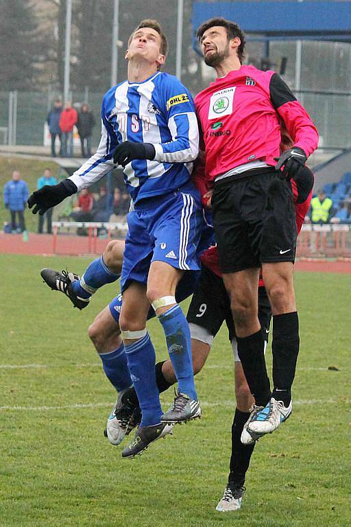 Z utkání Jiskra Domažlice a FK Mladá Boleslav B.