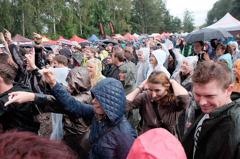 Páteční Chodrockfest v Domažlicích.