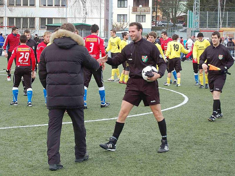 Fotbalový svátek v Domažlicích. Jisrka, lídr divizní skupiny A, se na Střelnici utkala s lídrem Gambrinus ligy Viktorií Plzeň.