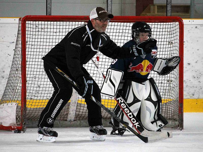 HC Domažlice pořádal za účasti extraligového hokejisty Plzně Jakuba Lva Den náborů.