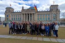 Studenti na výletě v Berlíně