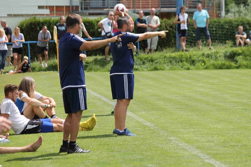 První přípravný zápas Jiskry Domažlice s juniorkou Viktorie Plzeň.