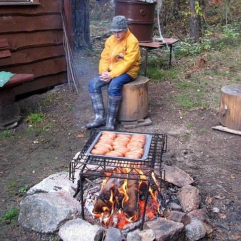 Z výlovu Černého rybníku u Babylonu.