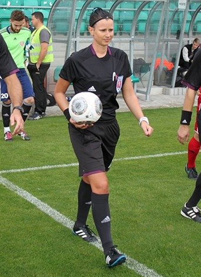 Fotbalová rozhodčí Helena Šálková.