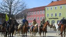 Štafetová koňská jízda v Drahotíně a Waldmünchenu.