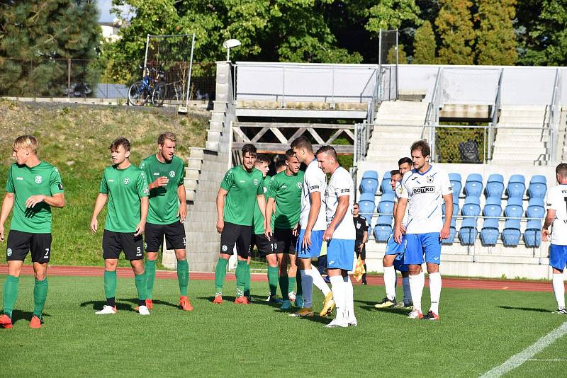 TJ Jiskra Domažlice (bílí) - 1. FK Příbram B 3:0.