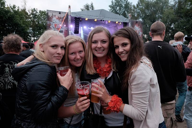 Páteční Chodrockfest v Domažlicích.