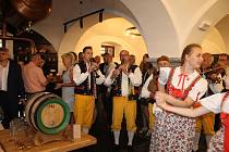 Slavnostní otevření pivovaru v Domažlicích.