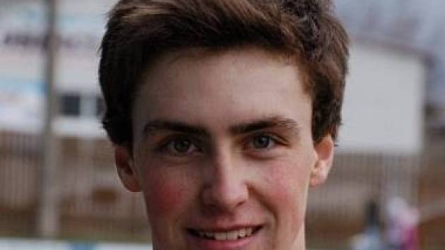 Záložník TJ Klatovy Tomáš György. 