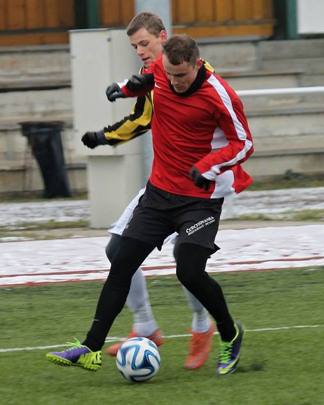 Z turnajového zápasu mezi fotbalisty FC Dynamo H. Týn A a FK Staňkov.
