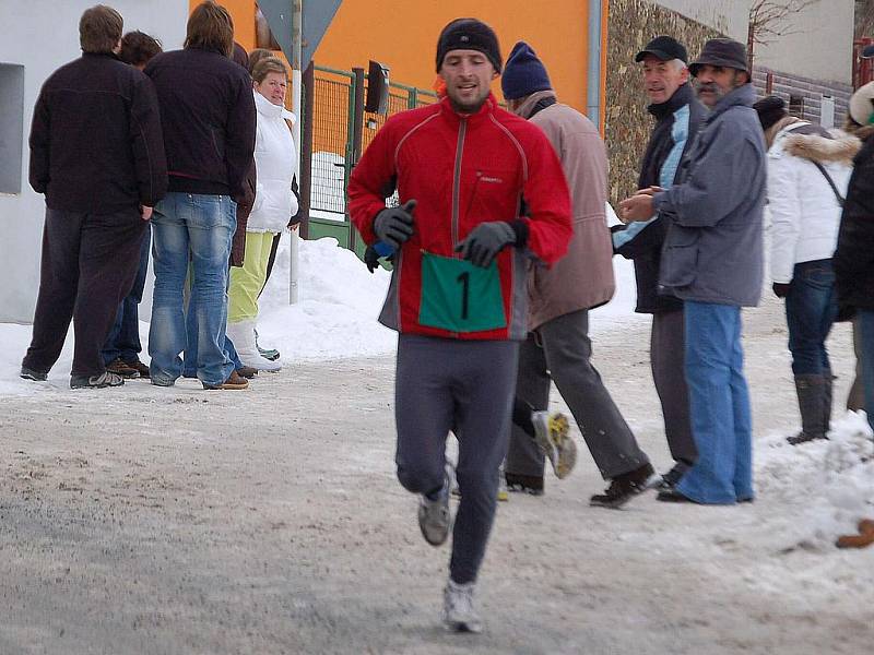 Z 34. ročníku Novoročního běhu v Draženově.