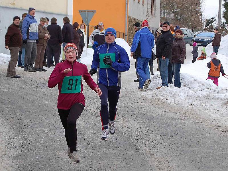 Z 34. ročníku Novoročního běhu v Draženově.