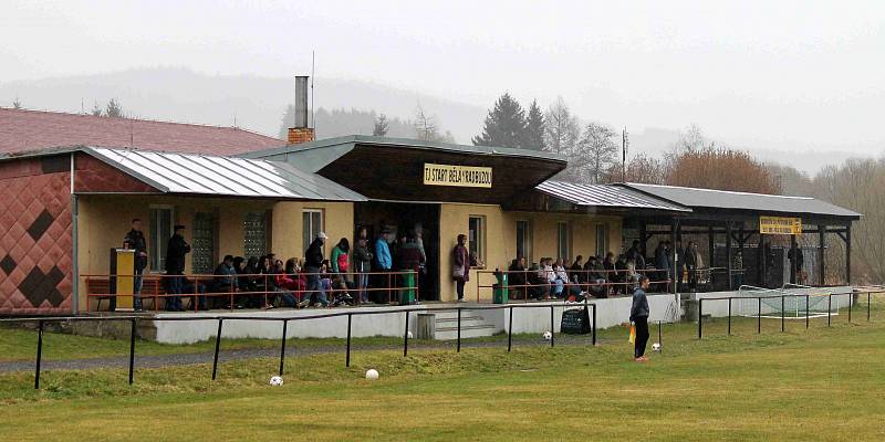 Z utkání mezi fotbalisty Startu Bělá nad Radbuzou a Sokola Kout na Šumavě.