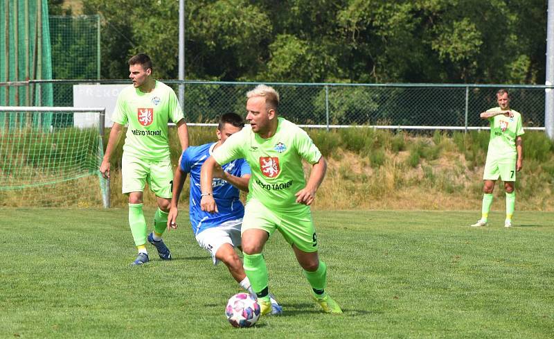 Letní příprava: FK Tachov - TJ Jiskra Domažlice B (modří) 2:3.