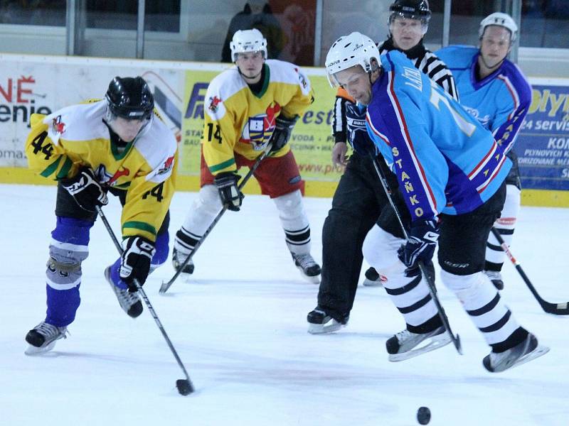 Z utkání hokejistů HC Staňkov s LHC Kralovice.