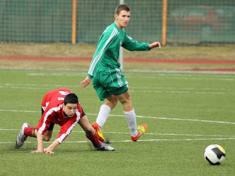 Z utkání krajského přeboru mezi FC Dynamo H. Týn a Slavojem Stod.