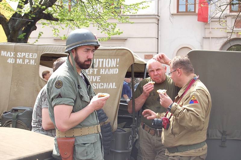 Oslavy osvobození ve Kdyni.